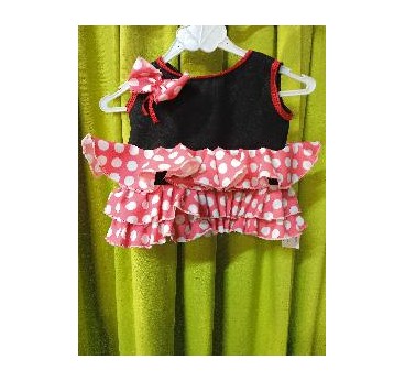 VESTIDO FLAMENCO VOLANTES 6-9 MESES