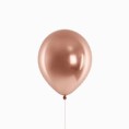 BOLSA GLOBOS ORO ROSA METALIZADO10 UNIDADES