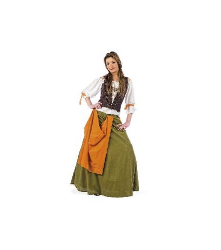 -DISFRAZ TABERNERA MEDIEVAL AGNES L