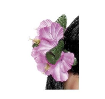 PINZA CON FLOR HAWAIANA FUCSIA