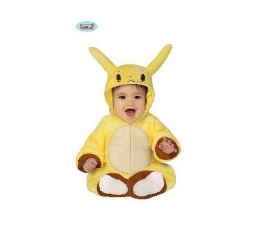 DISFRAZ CHINCHILLA ELECTRICA (PICACHU)  T 18-24 M