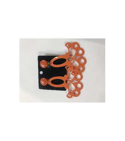 PENDIENTES LARGOS NARANJA