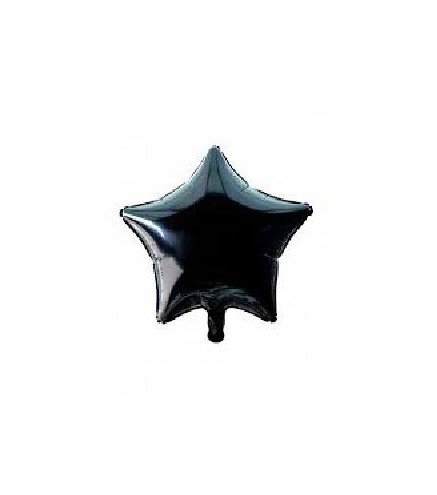 GLOBO MYLAR ESTRELLA NEGRO 50CM