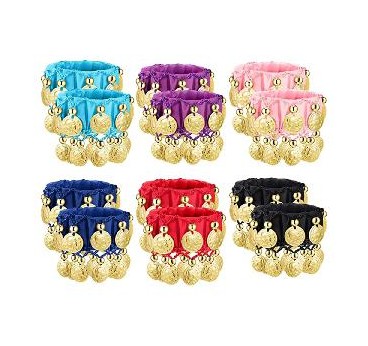 PULSERA MONEDAS COLORES SURTIDOS