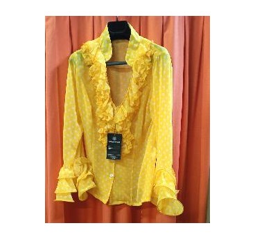 CAMISA MODELO CLAVEL AMARILLO T-40