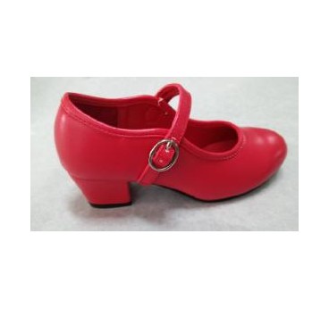 ZAPATO FLAMENCO ROJO T-28