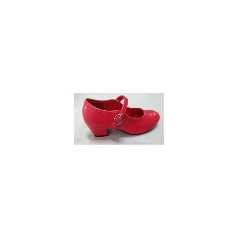 ZAPATO FLAMENCO ROJO T-28