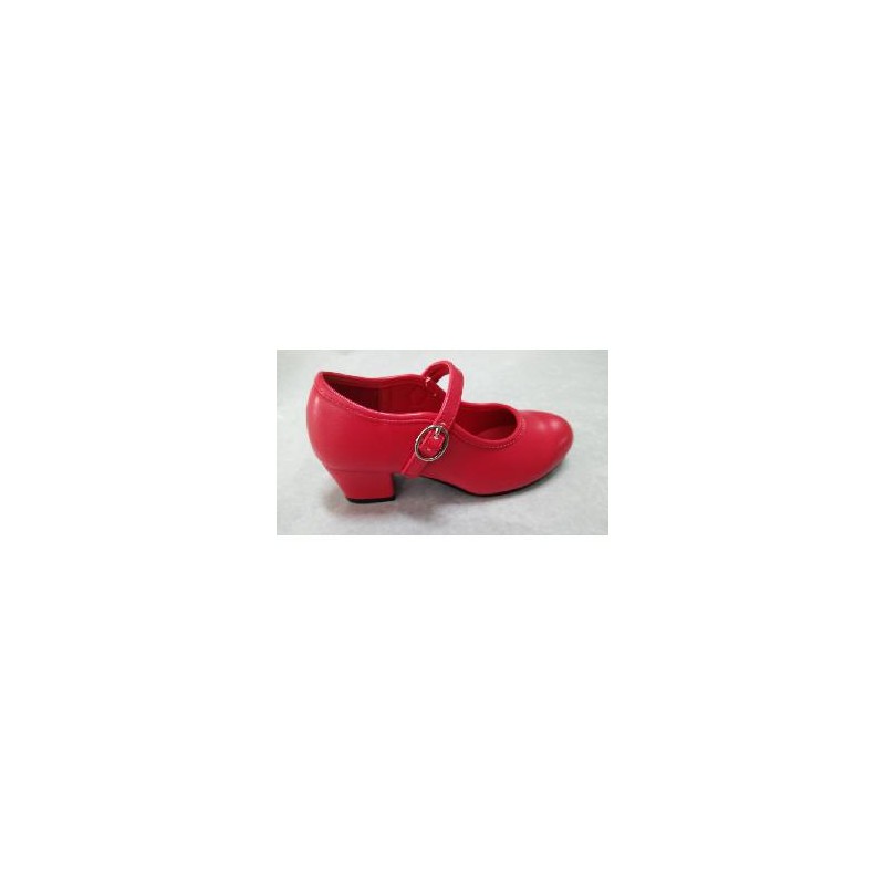 ZAPATO FLAMENCO ROJO T-32