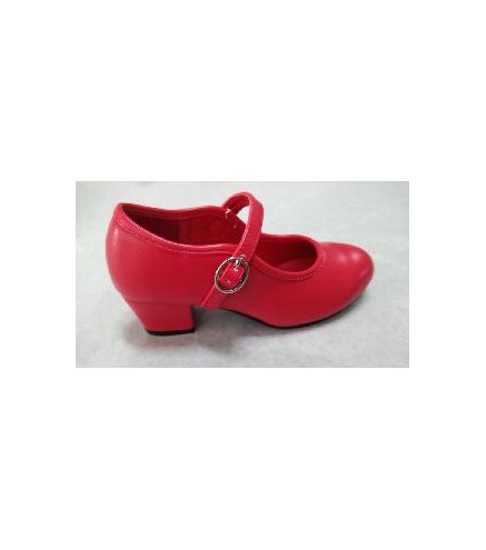 ZAPATO FLAMENCO ROJO T-32