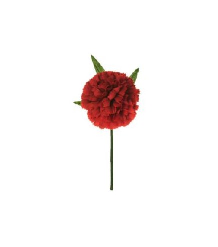 FLOR CLAVEL PEQUEÑO ROJO 95*95