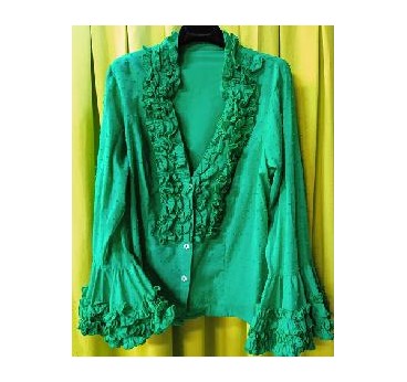 CAMISA MODELO ANDALUCIA PLUMETI VERDE T-48