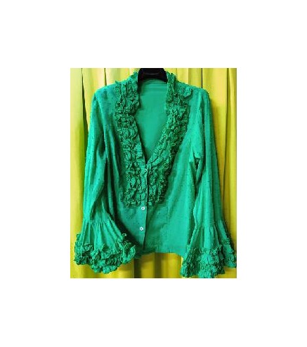 CAMISA MODELO ANDALUCIA PLUMETI VERDE T-48