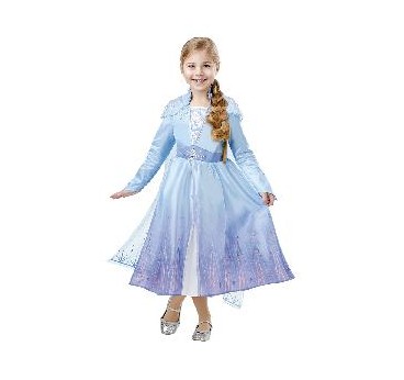 -DISFRAZ ELSA TRAVEL FROZEN2 DELUXE 9-10