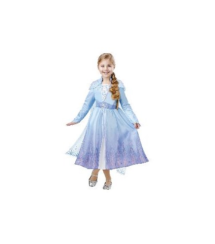 -DISFRAZ ELSA TRAVEL FROZEN2 DELUXE 9-10