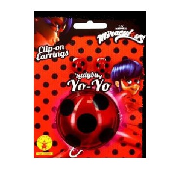 SET YO-YO & PENDIENTES LADYBUG INF