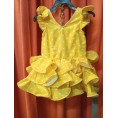 VESTIDO AMARILLO LUNAR BLANCO T-22