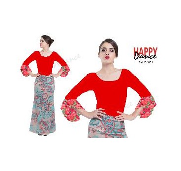 CUERPO FLAMENCO ROJO T- 44