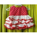 VESTIDO BB FLAMENCO VOLANTES LUNAR 36 MESES