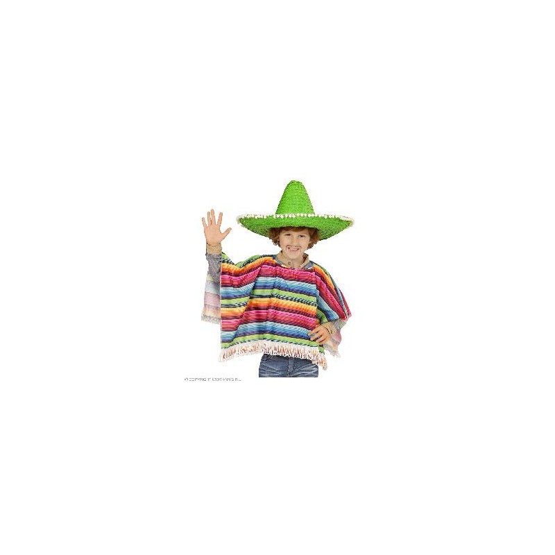 -PONCHO MEXICANO NIÑO