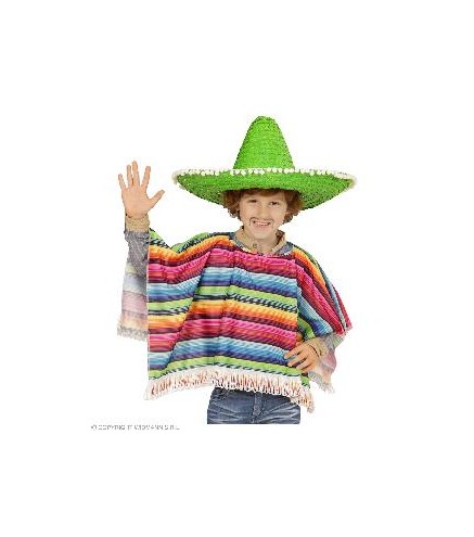 -PONCHO MEXICANO NIÑO