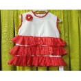 VESTIDO FLAMENCO FLOR VOLANTES 24 MESES