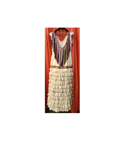 VESTIDO GRANADA BEIG CANELA PURA T-42