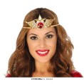 DIADEMA METAL ORO SUPER HERO