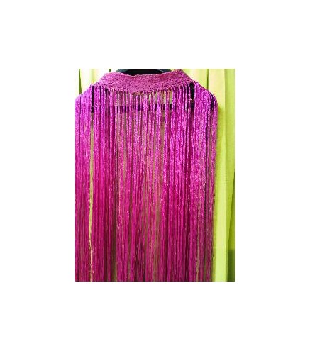 FLECO CUELLO DE ESCOTE FUCSIA