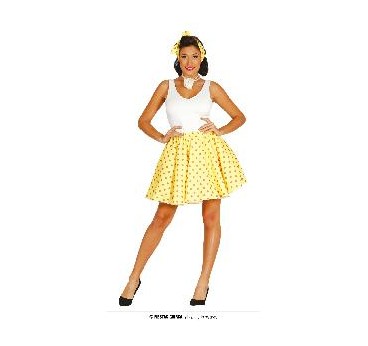 DISFRAZ PIN UP AMARILLO T-L