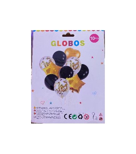 KIT GLOBOS 10 UNIDADES