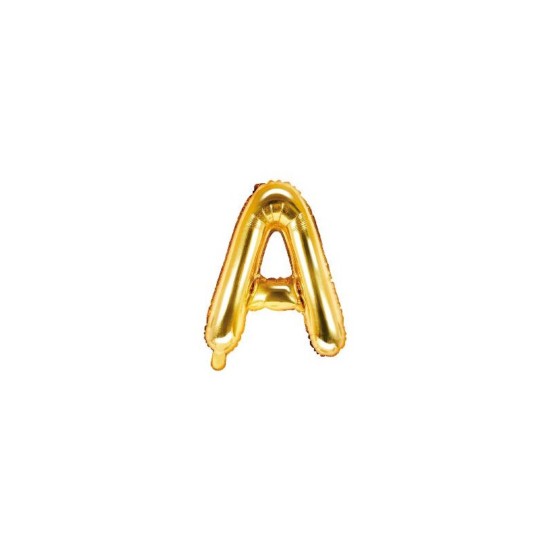 GLOBO FOIL LETRA "A" ORO