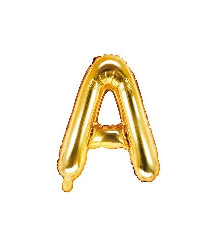 GLOBO FOIL LETRA "A" ORO