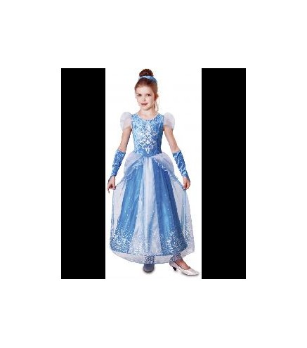 DISFRAZ PRINCESA DE HIELO AZUL T 10-12