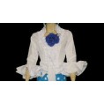 CAMISA FLAMENCA BLANCA T-44