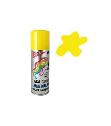 LACA PARA EL CABELLO AMARILLO 125ML