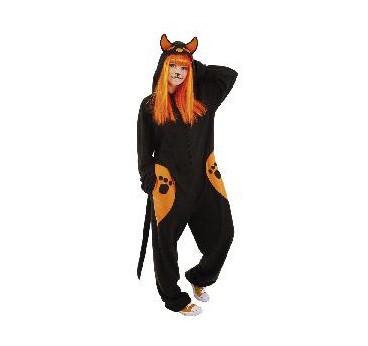 -DISFRAZ KIGU BLACK CAT ADULTO