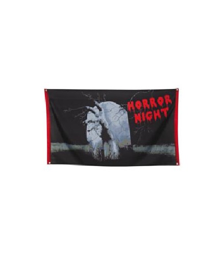 BANDERA NOCHE HORROR  1.50*90 CM