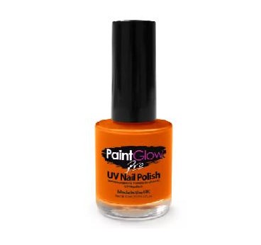 ESMALTE DE UÑAS NARANJA NEON UV