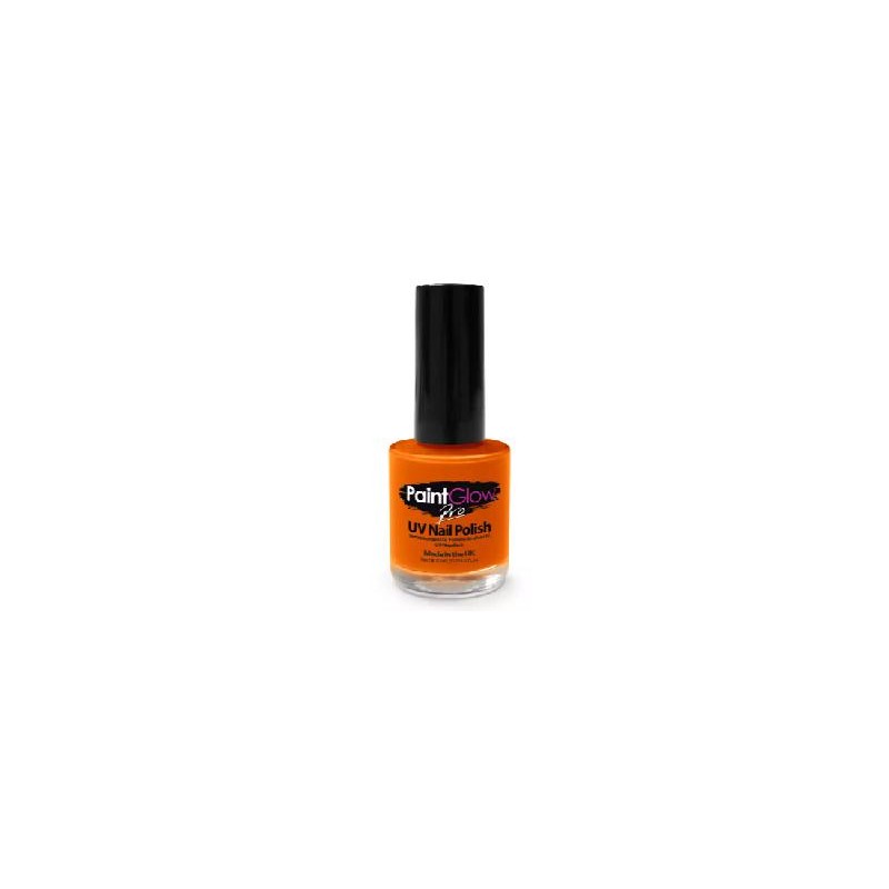 ESMALTE DE UÑAS NARANJA NEON UV