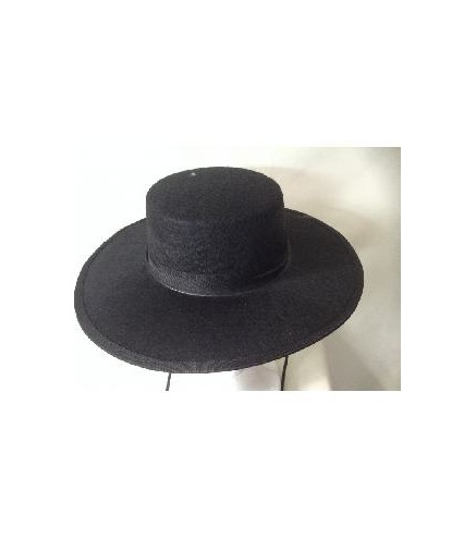 SOMBRERO CORDOBES FIELTRO NEGRO