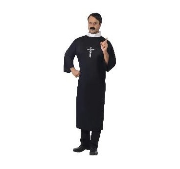 DISFRAZ DE SACERDOTE T XL