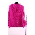 CAMISA MODELO CLAVEL FORRADA MAGENTA T-46