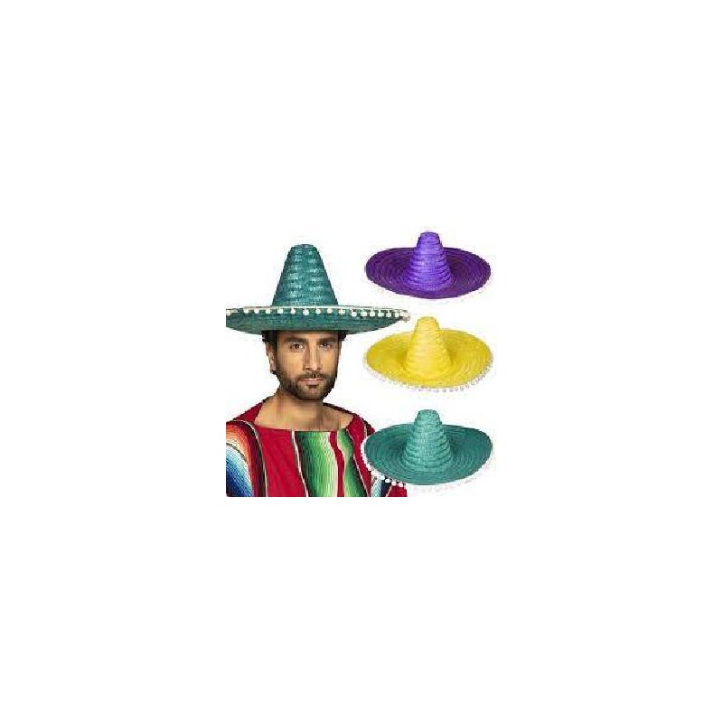 SOMBRERO MEXICANO COLORES