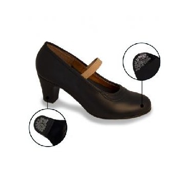 -ZAPATO FLAMENCO NEGRO CLAVOS 27