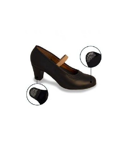 -ZAPATO FLAMENCO NEGRO CLAVOS 27