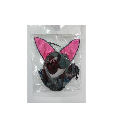 CONJUNTO DIADEMA PAJARITA Y COLA GATO OREJAS NEGRAS Y ROSAS