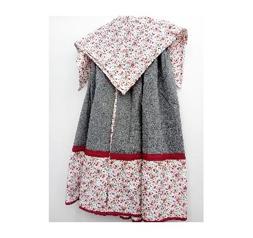 FALDA REGIONAL GRIS T-UNICA