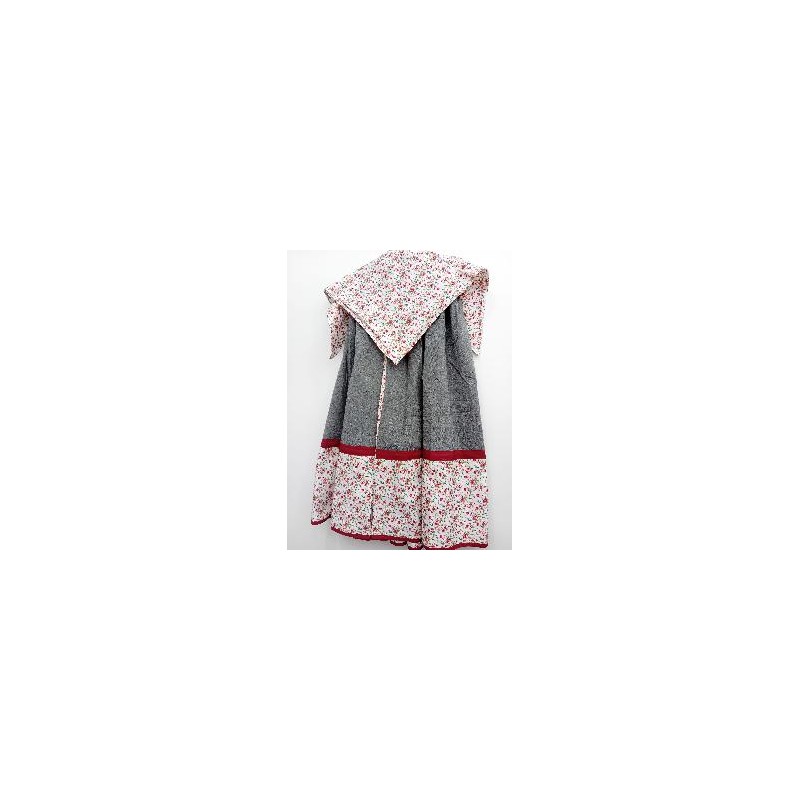 FALDA REGIONAL GRIS T-UNICA