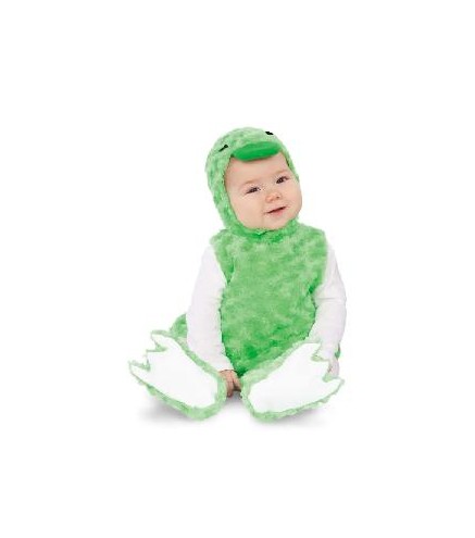 -DISFRAZ PATITO PELUCHE VERDE 0-6 MESES