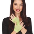 -GUANTES MITON MALLA VERDE NEON 11 CMS.